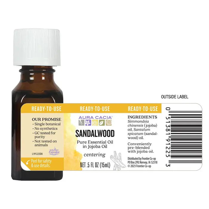 Sandalwood Essential Oil in Jojoba
