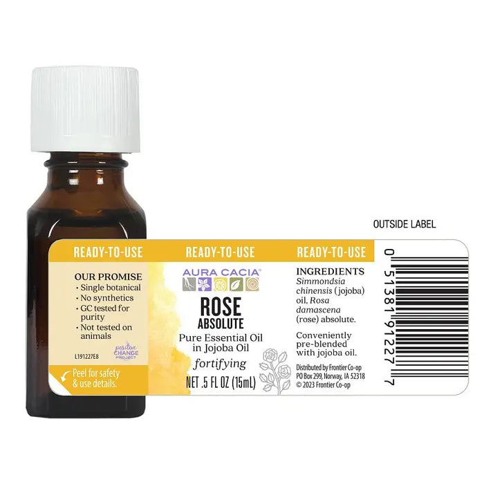 Rose Absolute Essential Oil in Jojoba