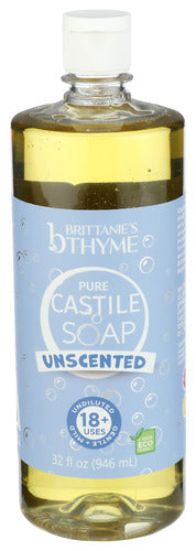 Pure Castile Soap Unscented, 32FO