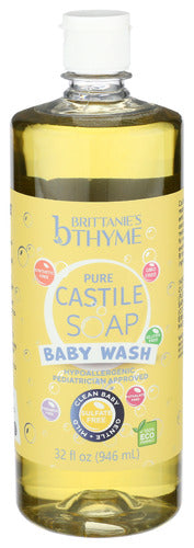 Pure Castile Soap Baby Wash, 32FO