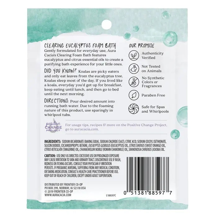 Foam Bath, Clearing