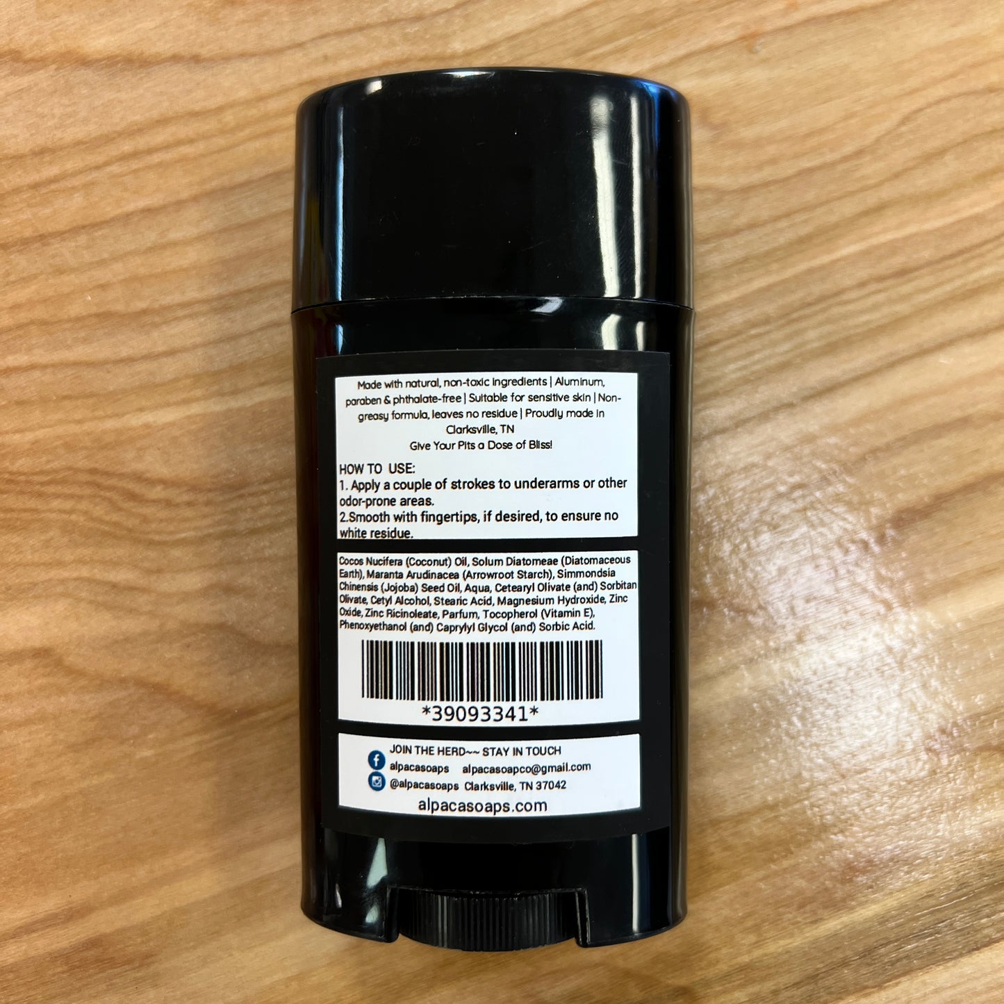 Rose & Oud Natural Deodorant