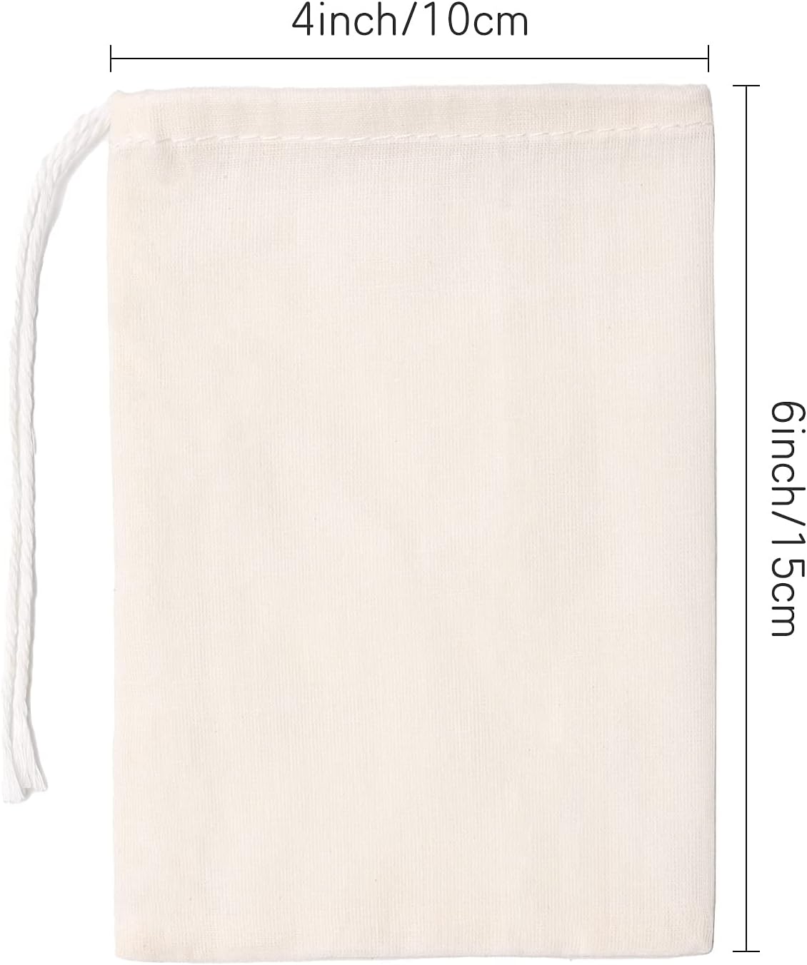 Cotton Muslin Bags (10 Pack)