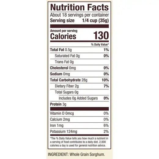 Sorghum Flour 22 oz. bag