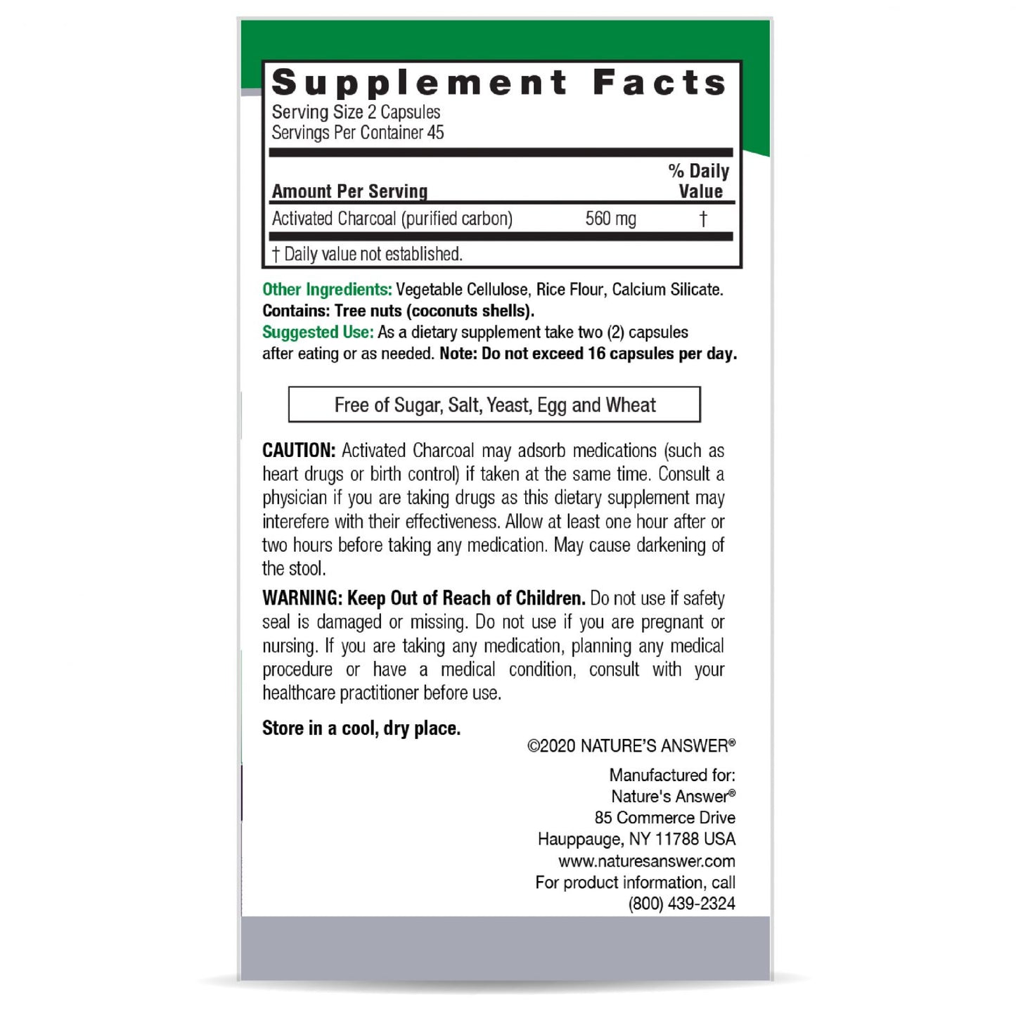 Charcoal Actrivated 90 V-Caps