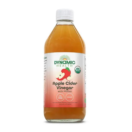 Organic Apple Cider Vinegar with the Mother (Glass) 16 fl. oz.