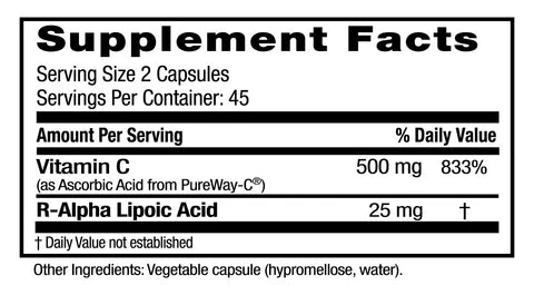 Vitamin C as PureWay-C