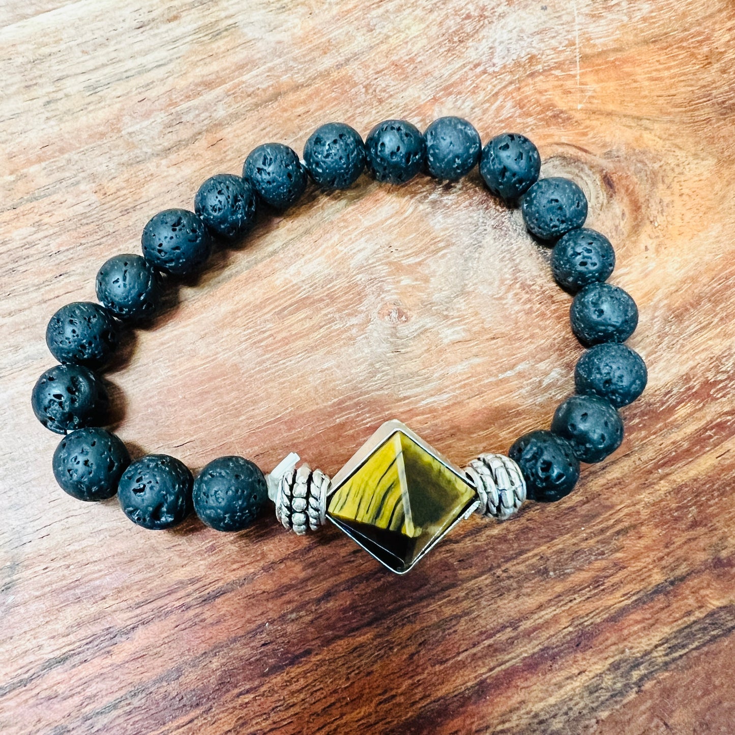 Lava & Tiger Eye Bracelet