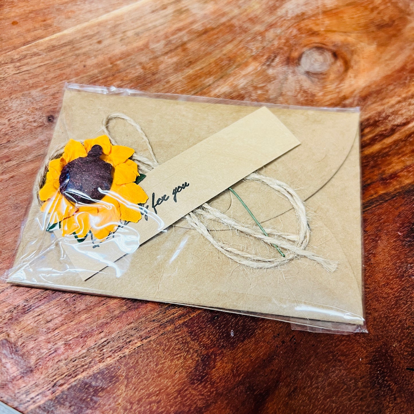 Sunflower Gift Card Holder