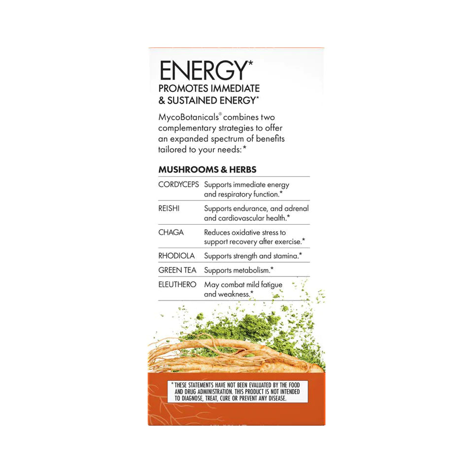 MycoBotanicals Capsules Energy