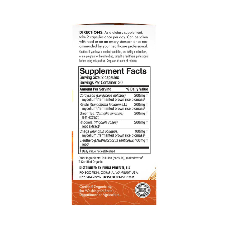 MycoBotanicals Capsules Energy