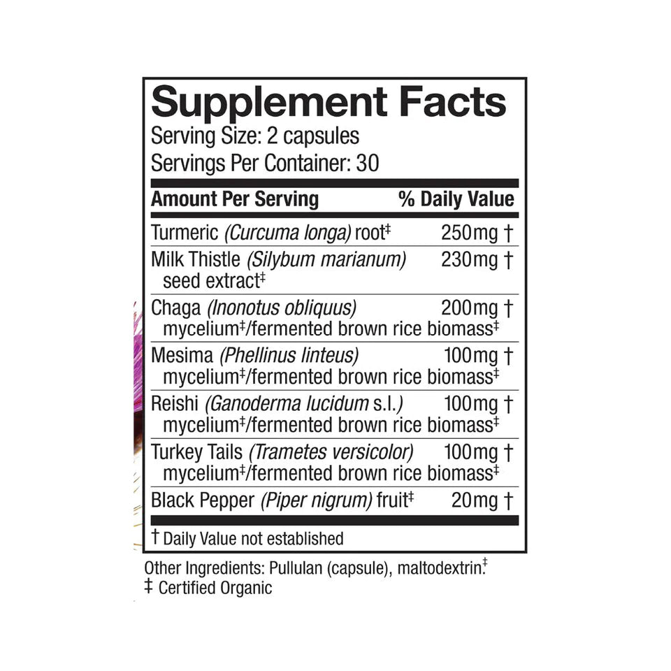 MycoBotanicals Capsules Liver