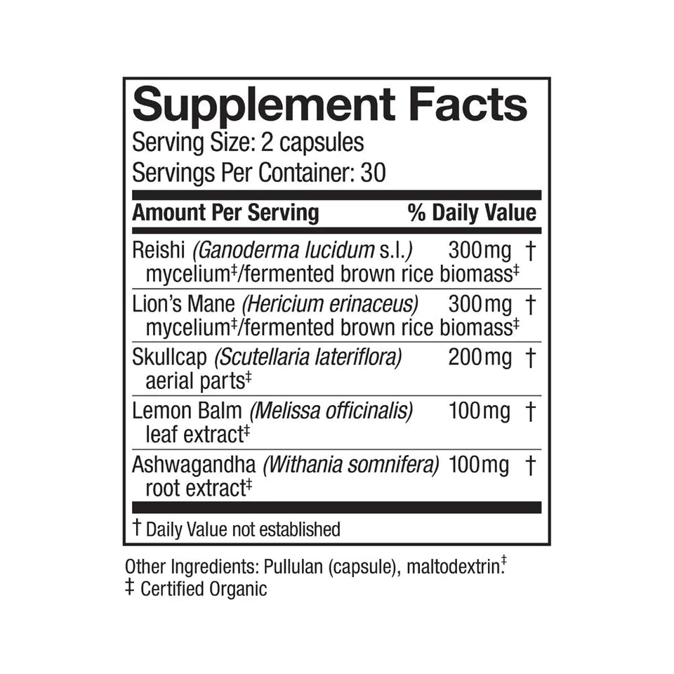 MycoBotanicals Capsules Stress Decompress