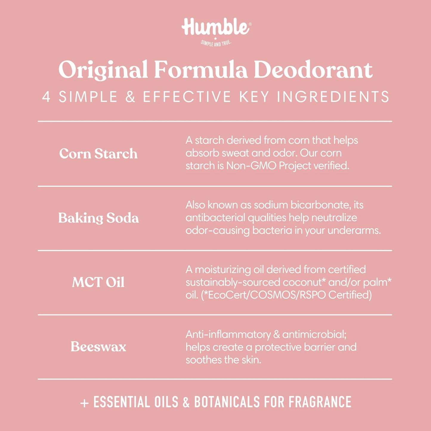 Deodorant Simply Moroccan Rose - 2.5OZ