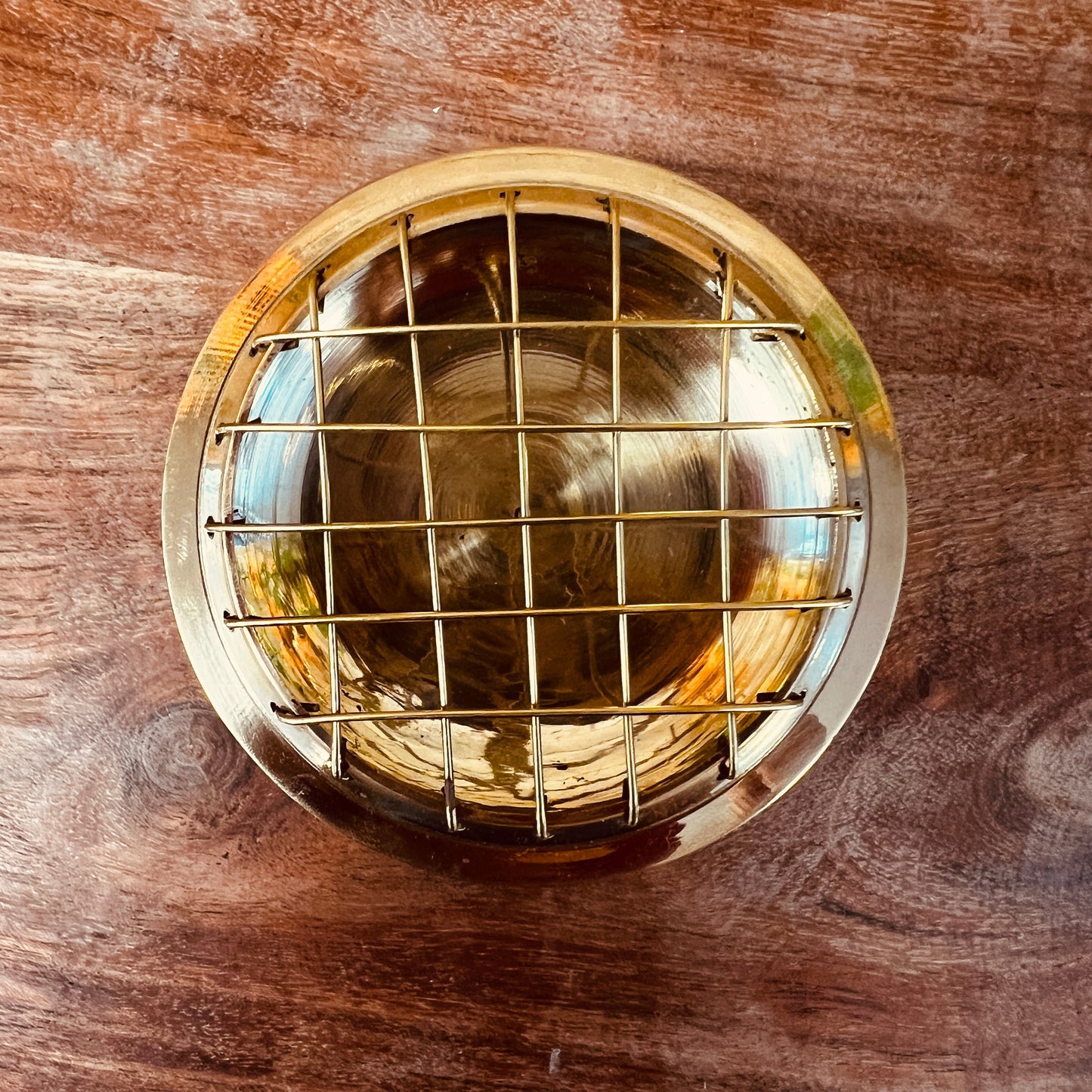 Brass Screen Charcoal Burner 2"H 2.25"D