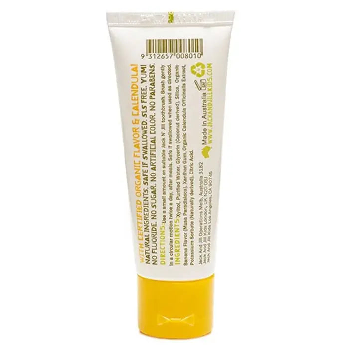 Natural Calendula Toothpaste, Banana