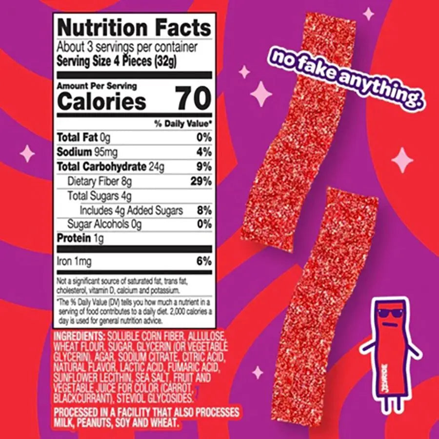 Sour Strawberry Strips