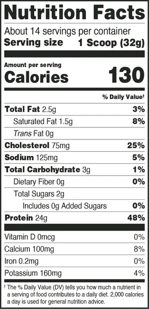 Whey Protein Vanilla 16oz