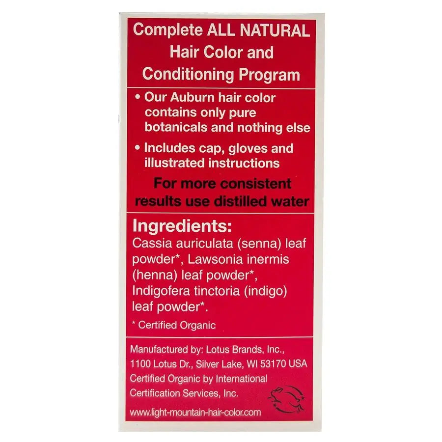 Auburn Henna Hair Color & Conditioner 4 oz.