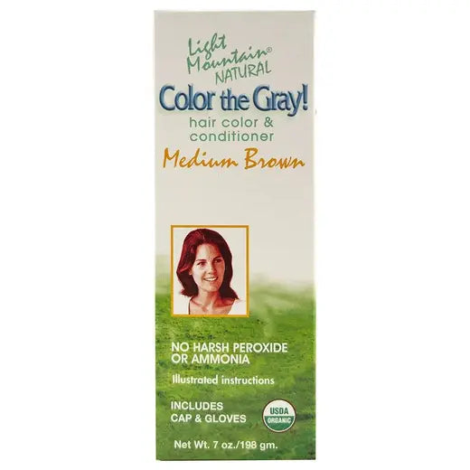 Medium Brown Hennagray Hair Color 7 oz.