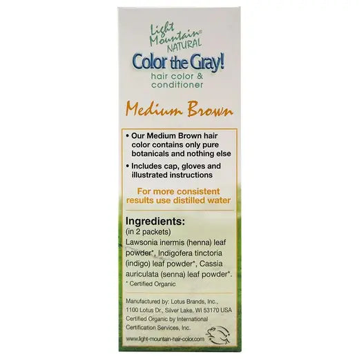 Medium Brown Hennagray Hair Color 7 oz.
