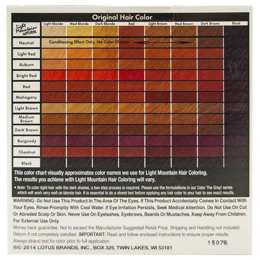 Red Henna Hair Color & Conditioner 4 oz.