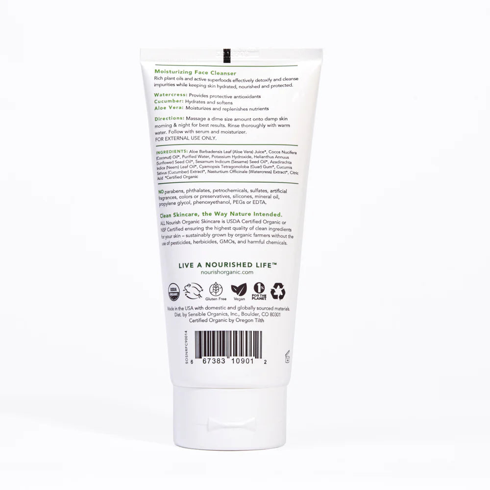 Moisturizing Watercress + Cucumber Face Cleanser