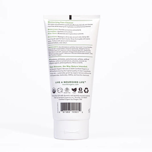 Moisturizing Watercress + Cucumber Face Cleanser