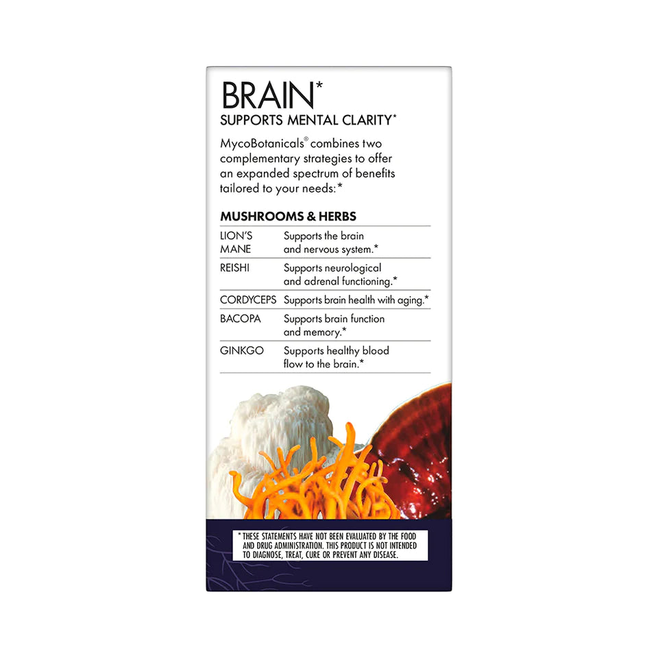 MycoBotanicals Capsules Brain