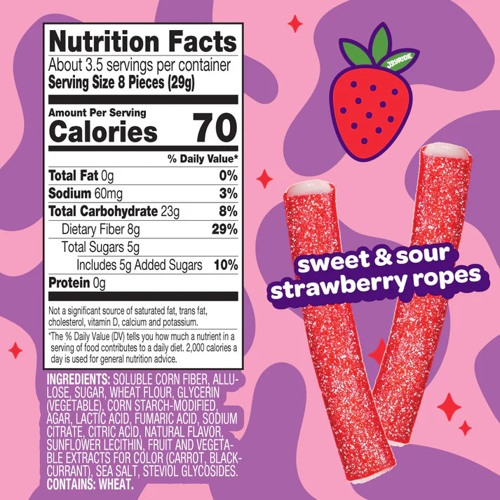 Sour Strawberry Ropes