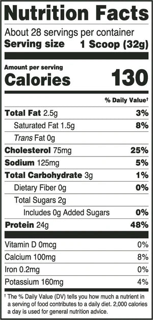 Whey Protein Vanilla 32oz