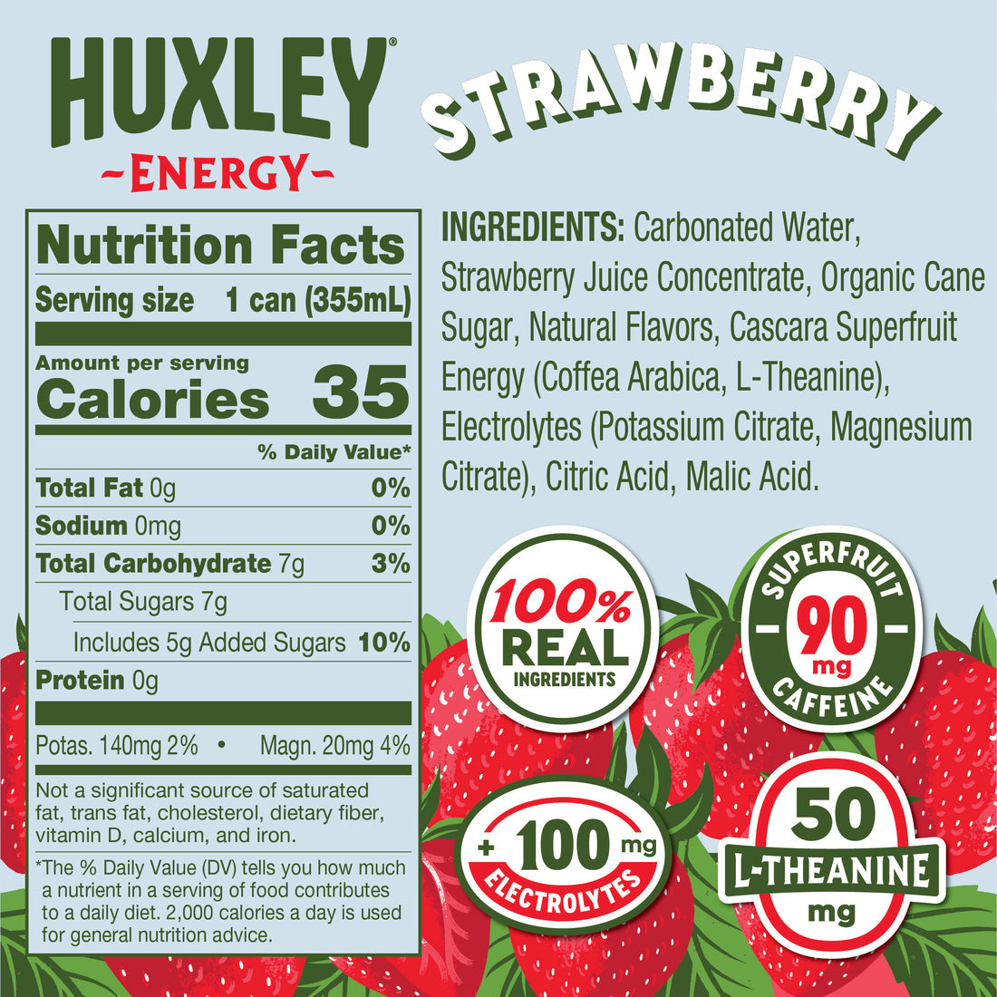Strawberry Sequoia Energy Drink- 12FO