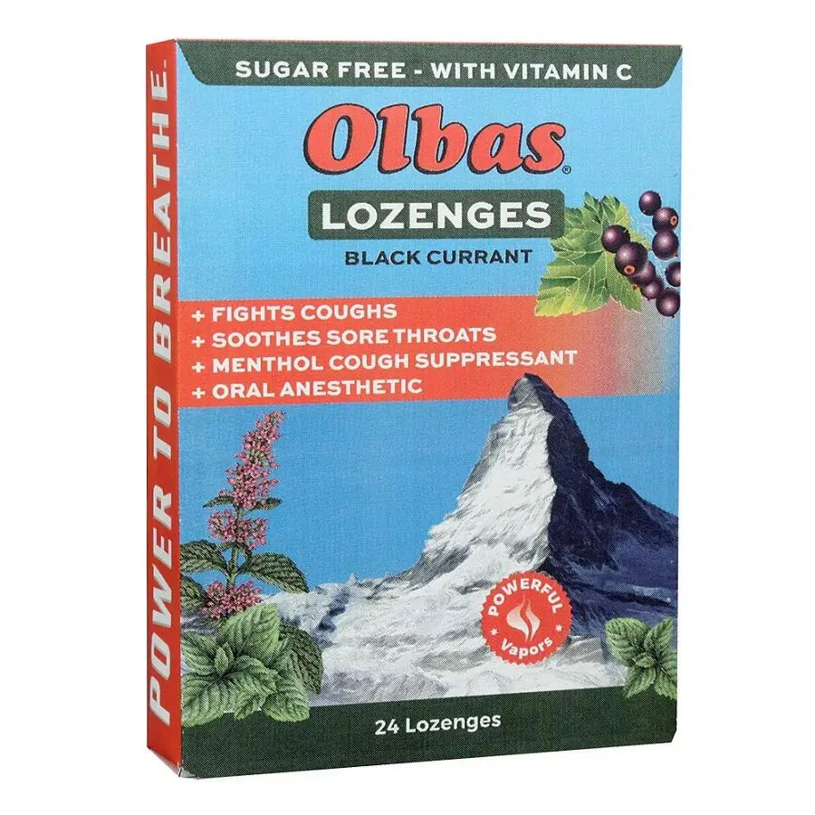 Sugar-Free Black Currant Lozenges 24 count