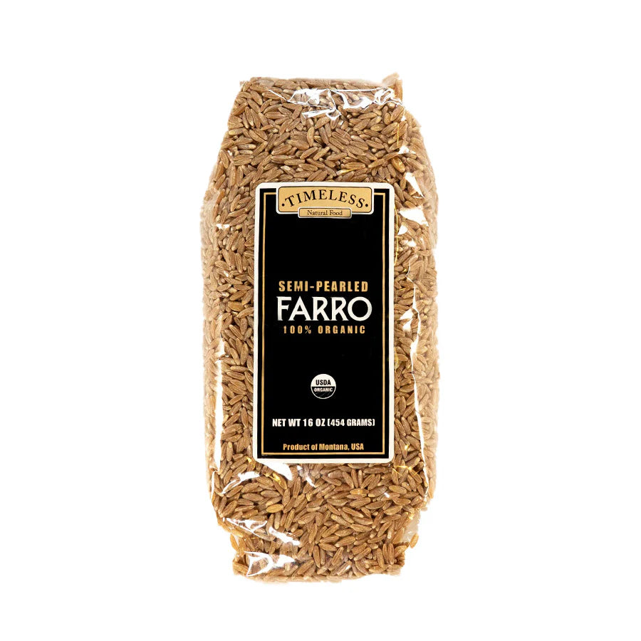 Semi-Pearled Farro 100% Organic