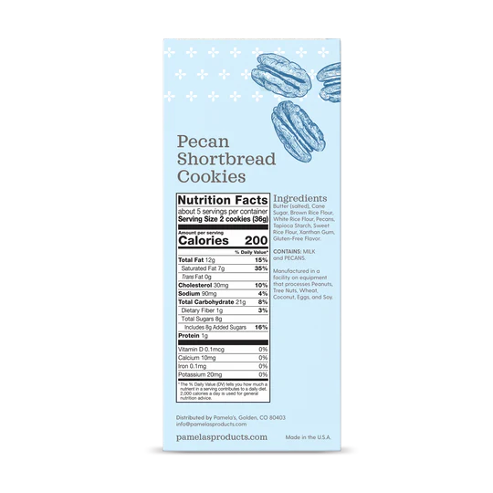 Cookies Pecan Shortbread 6.25OZ
