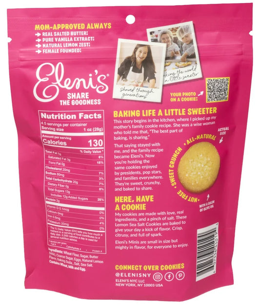 Mini Lemon Sea Salt Eleni's Cookies