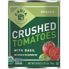 Crushed Tomatoes W Basil Organic