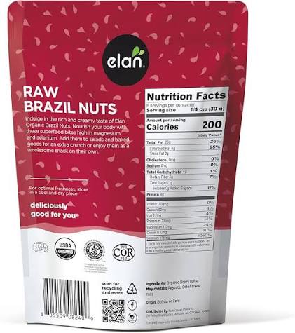 Organic Raw Brazil Nuts