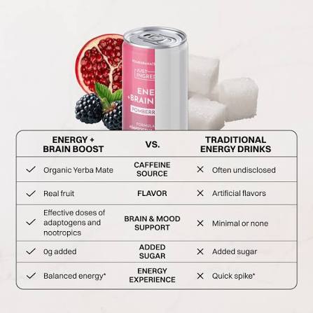 Pomberry Punch Energy Drink