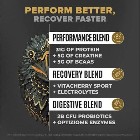 Falcon Performance Protein Powder w/ Creatine Packet - Vanilla