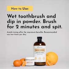 Fresh Citrus Remineralizing Tooth Powder