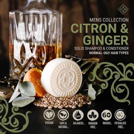 Men's Citrus Ginger Conditioner Bar