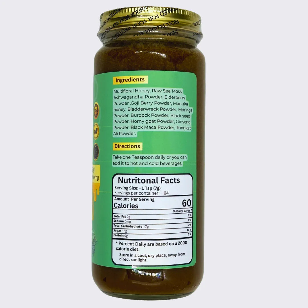 Super Sea Moss Honey 16oz