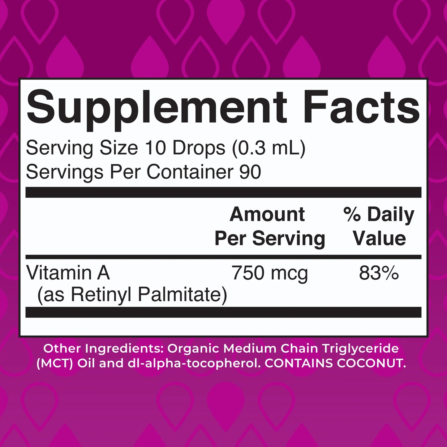 Organic Vitamin A No Flavor