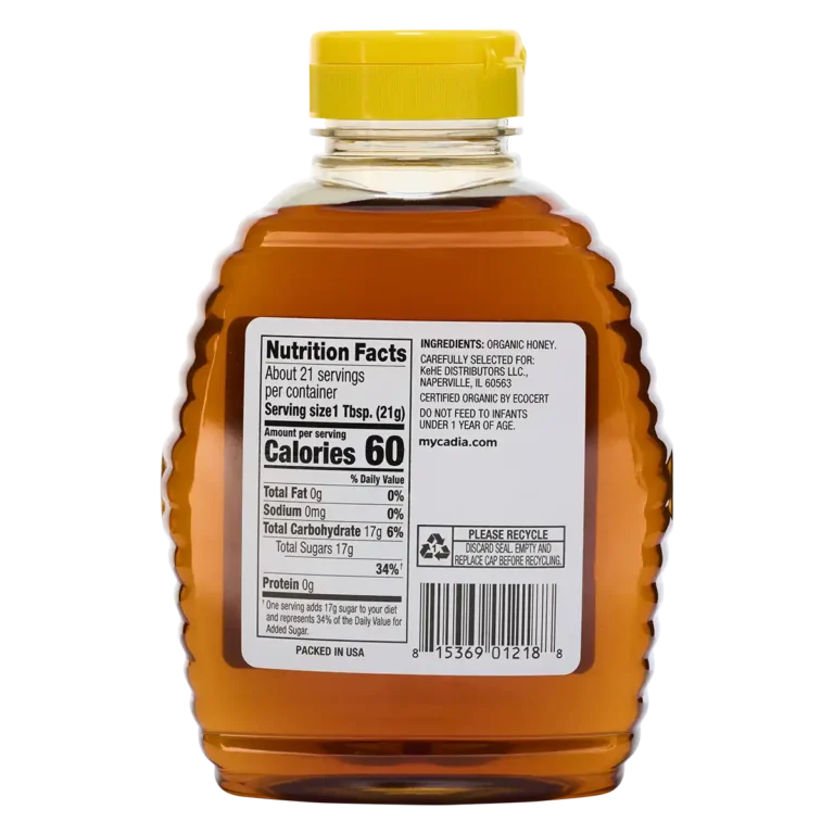 Organic Wildflower Honey - 16 OZ