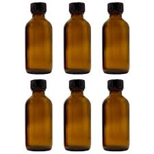 2 oz Amber Bottle (6 pack) (6836343865500)