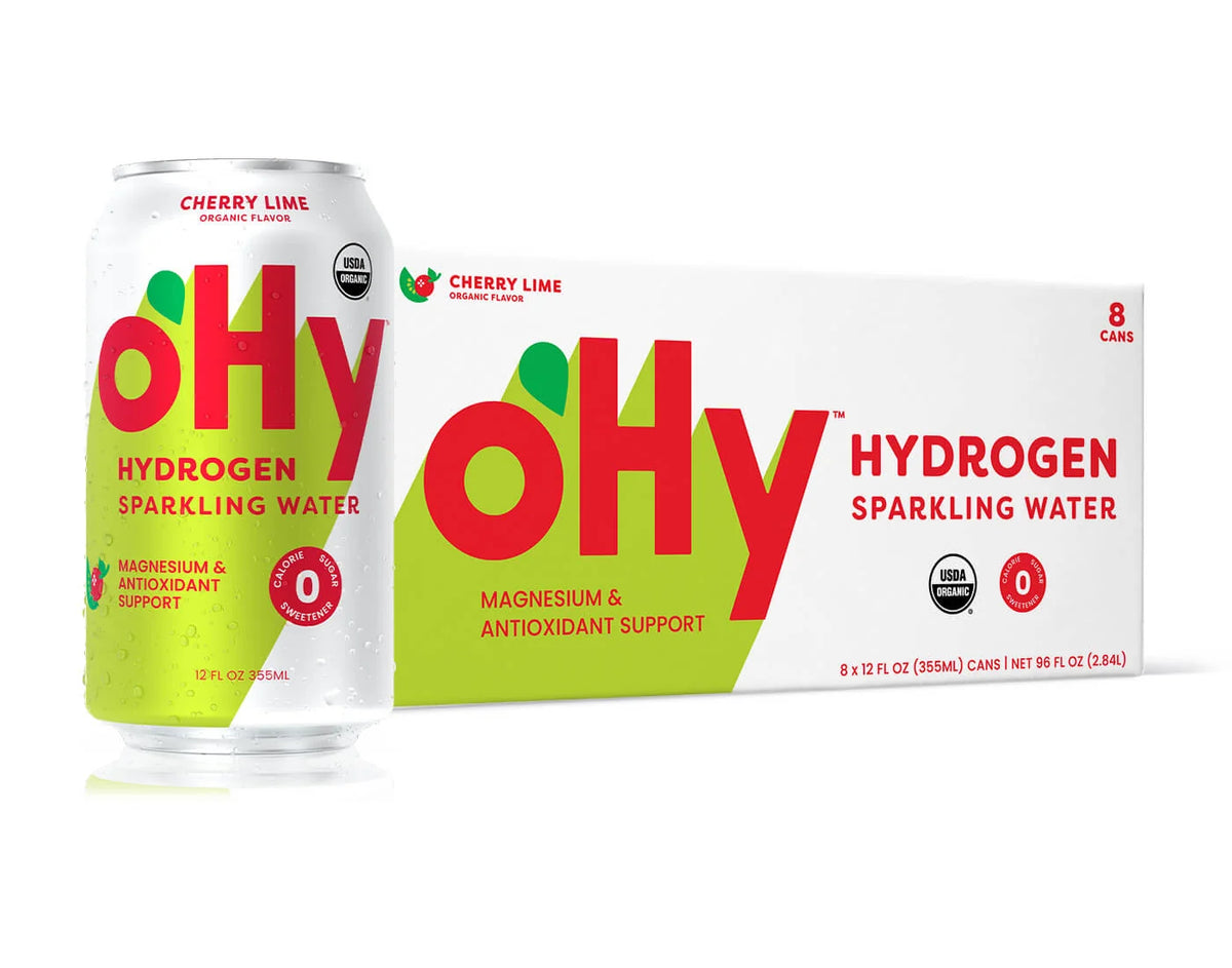 Cherry Lime Sparkling Hydrogen Water 8 Count