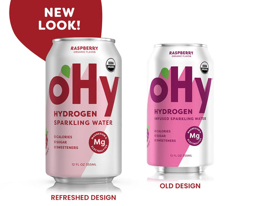 Raspberry Sparkling Hydrogen Water