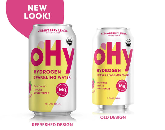 Strawberry Lemon Sparkling Hydrogen Water