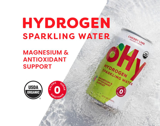 Cherry Lime Sparkling Hydrogen Water